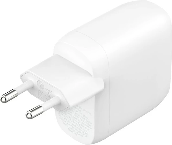 Karikues Belkin BoostCharge Pro, 60W, 2x USB Type-C, i bardhë