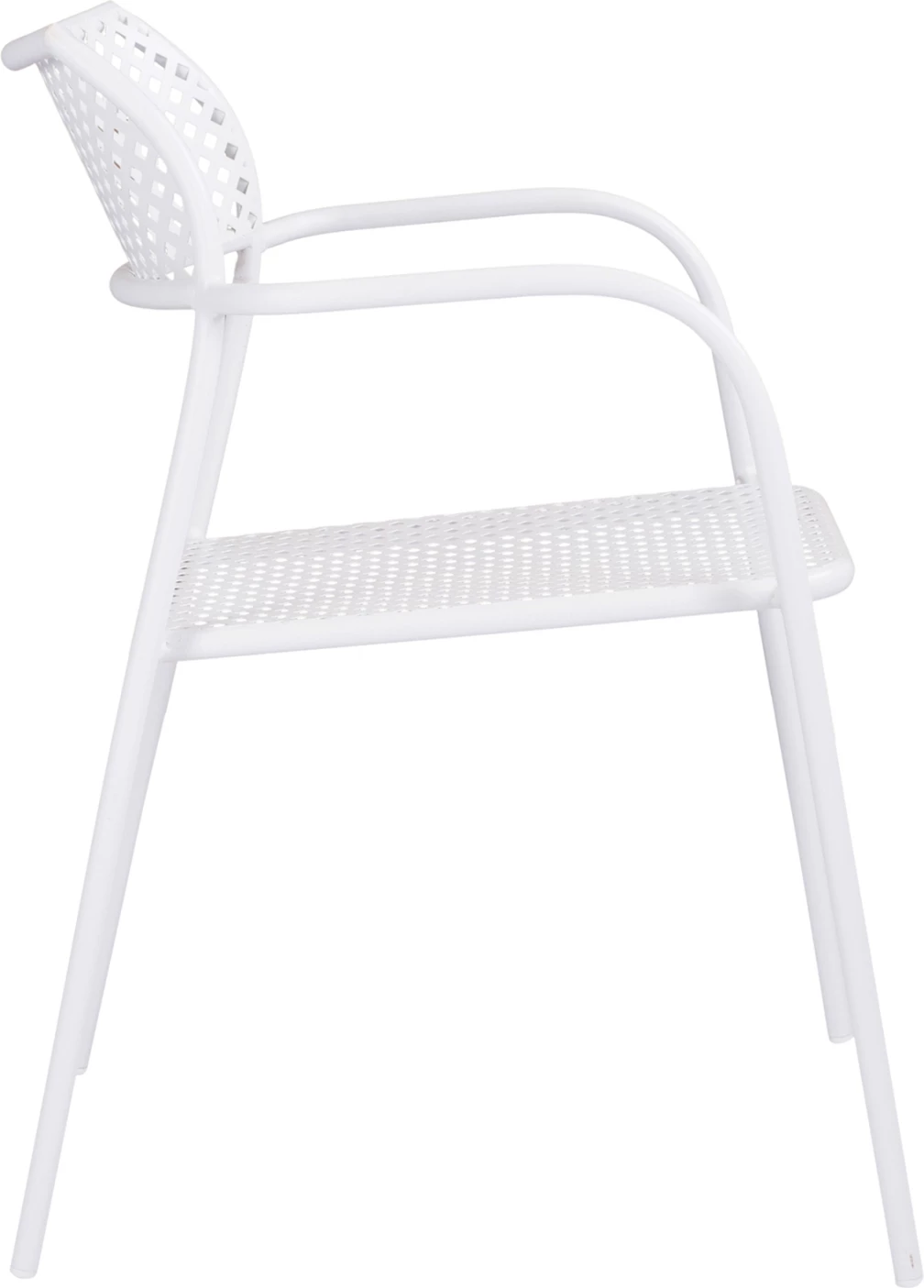 Karrige metalike e bardhë Thetis FH5173.12 55x57x79 cm