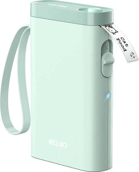Printer etiketa termik Nelko P21, Bluetooth, 1200 mAh, i gjelbër