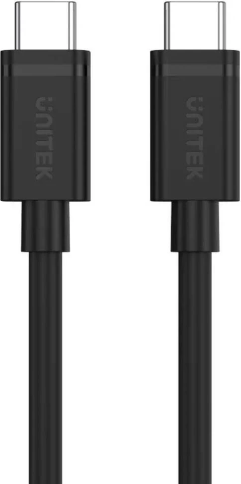 Kabllo Unitek USB-C në USB-C, 2m, e zezë