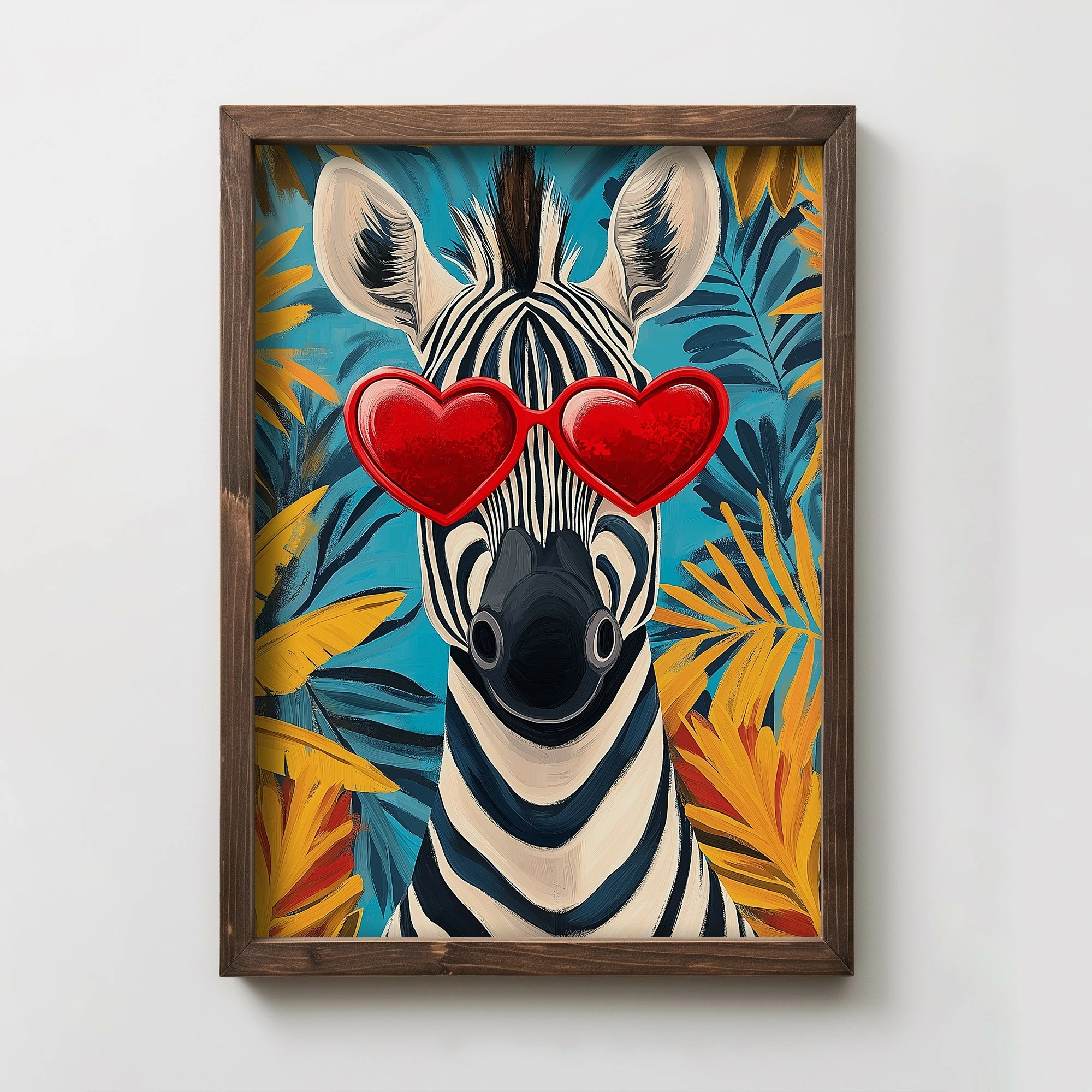 Pikturë dekorative me kornizë MDF, shumëngjyrëshe, TUN023-L