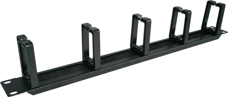Organizues kabllosh ALANTEC PK048 për rack 1U 19", 5 mbajtëse, i zi