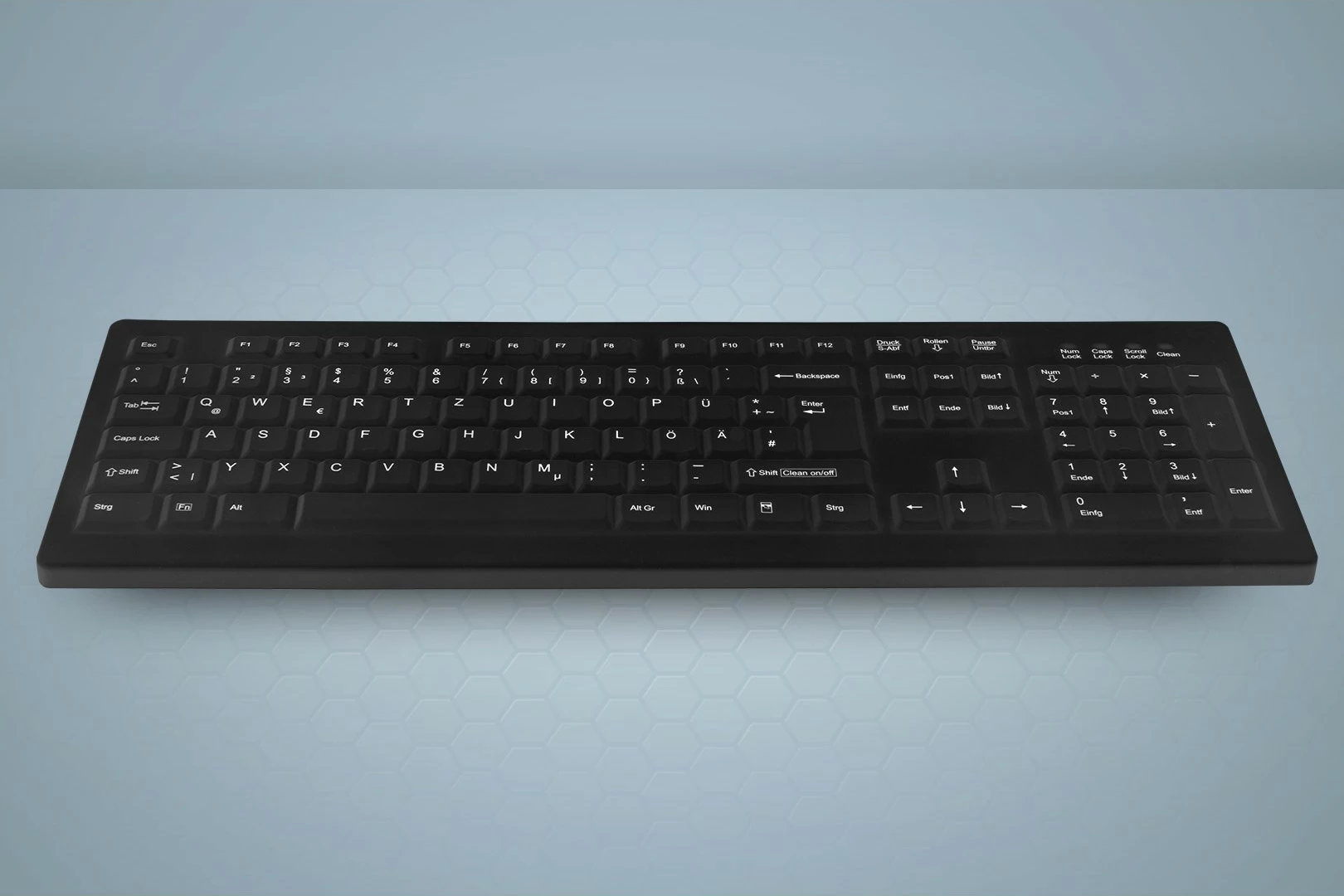 Tastierë Cherry AK-C8100, Full-size, Wired, USB, Membrane, QWERTZ, E zezë
