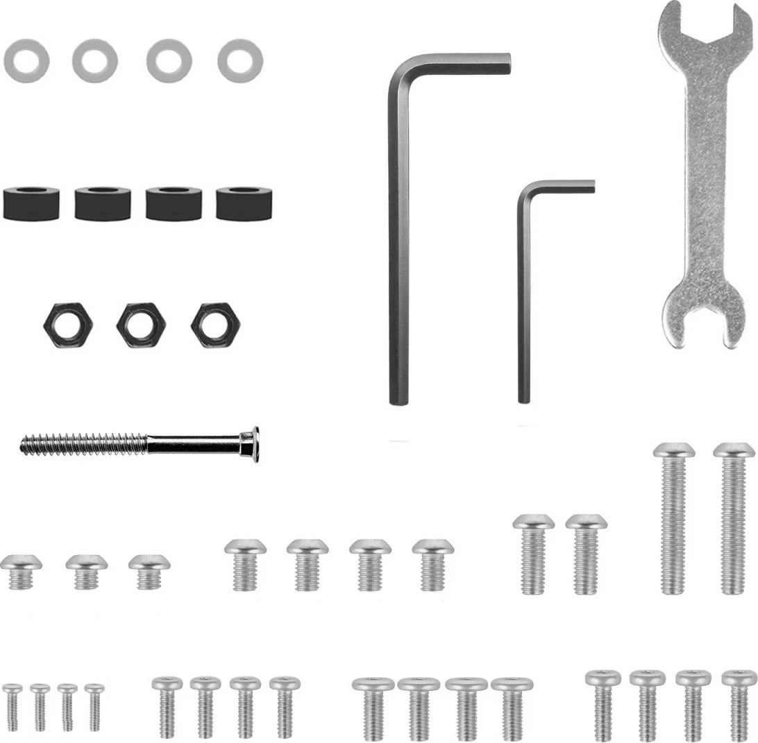 Karrocë qëndrimi për monitor dhe kasë kompjuteri Maclean MC-793, 17-32", e bardhë