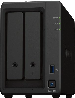 Server për incizim Synology DVA1622, Intel, Intel® Celeron®, J4125, 2 GHz, 2.7 GHz, 6 GB