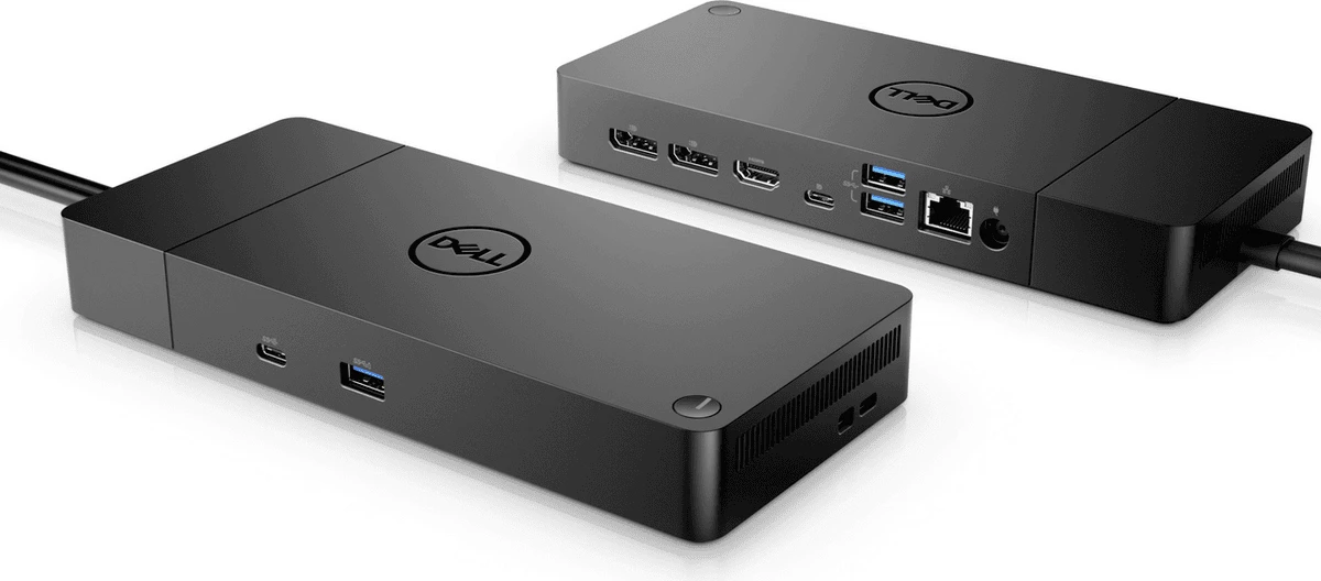 Stacion dokimi, Dell, WD19S (210-AZBX), USB-C multiport me Power Delivery, Gigabit Ethernet, DP/HDMI, i zi