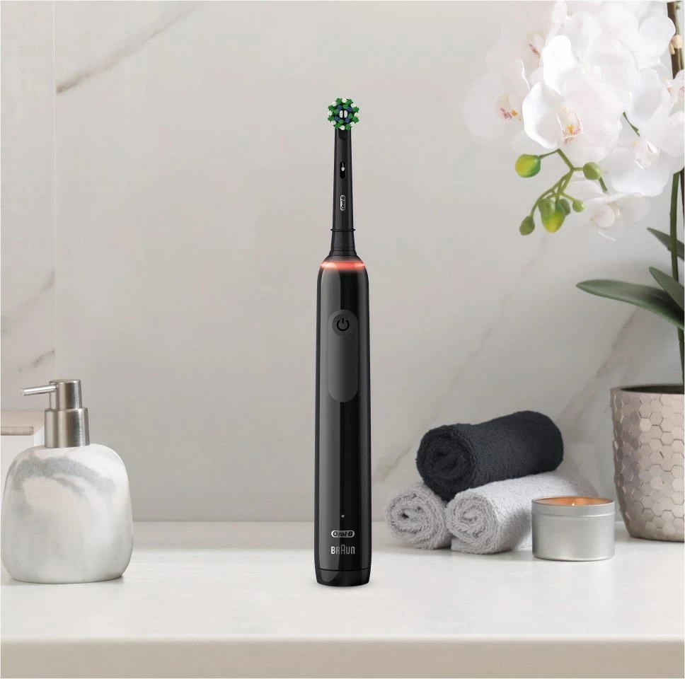 Furçë dhëmbësh elektrike Oral-B Pro 3 3900N, për të rritur, Rozë, Set dhuratë