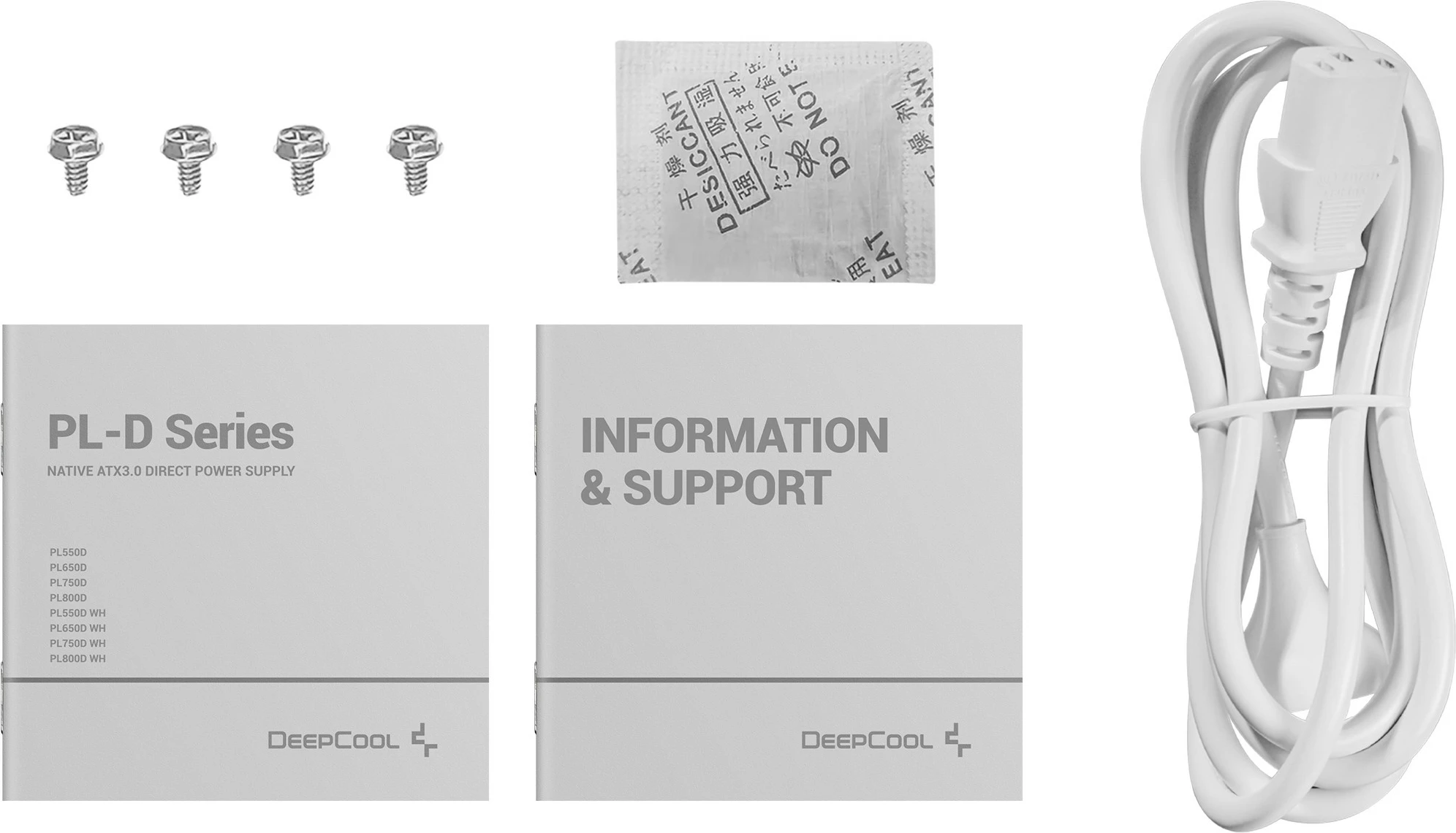 Furnizues energjie Deepcool PL750-D 750W, 80 PLUS Bronze, i bardhë