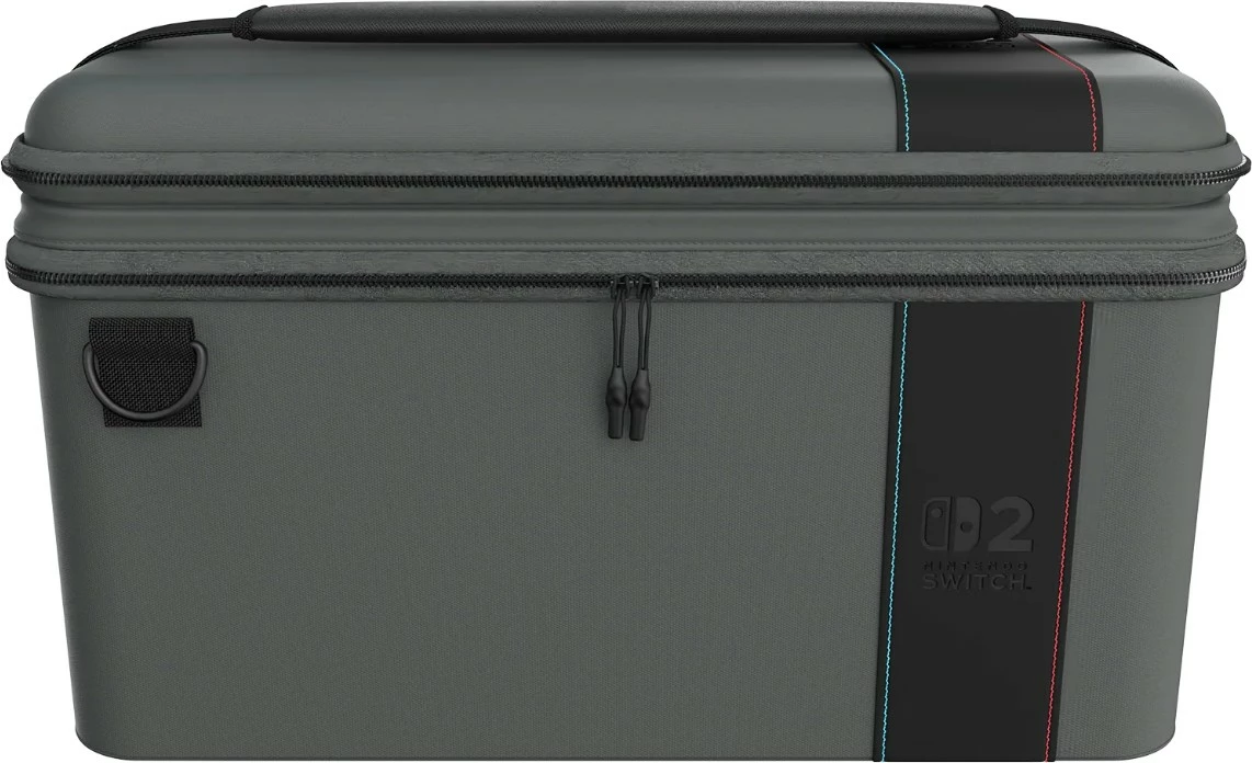Çantë udhëtimi 2-në-1 Turtle Beach PlayTrek për Nintendo Switch 2, e zezë