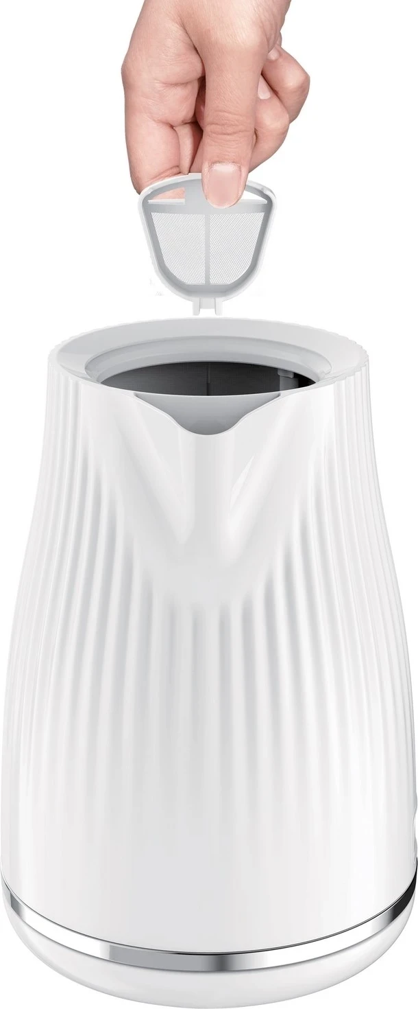 Çajnik elektrik Tefal KO250130 Loft, 1.7L, 2400W, i bardhë