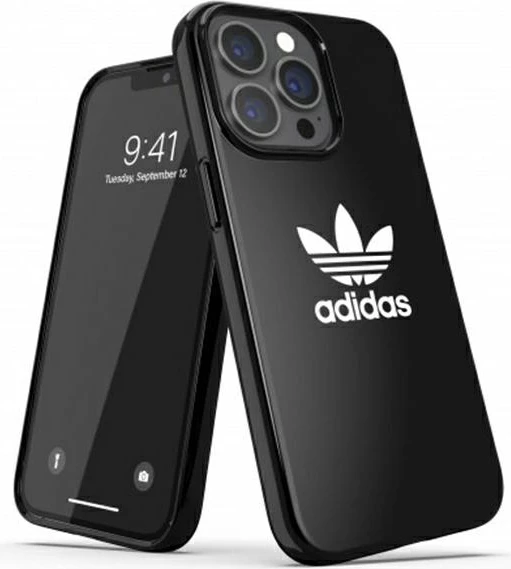 Mbështjellës Adidas OR SnapCase Trefoil për iPhone 13/13 Pro 6.1", i zi