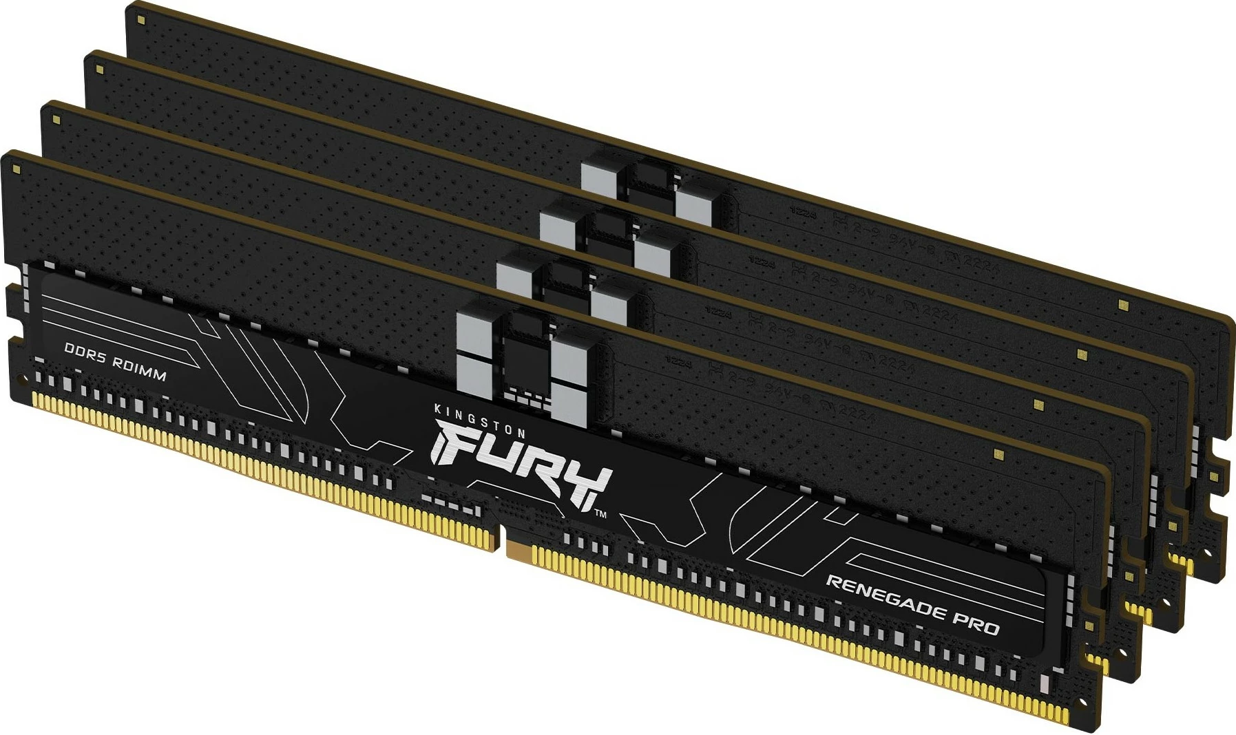 RAM Memorje Kingston FURY Renegade Pro 128GB 6000MT/s DDR5 ECC Reg CL32, e zezë