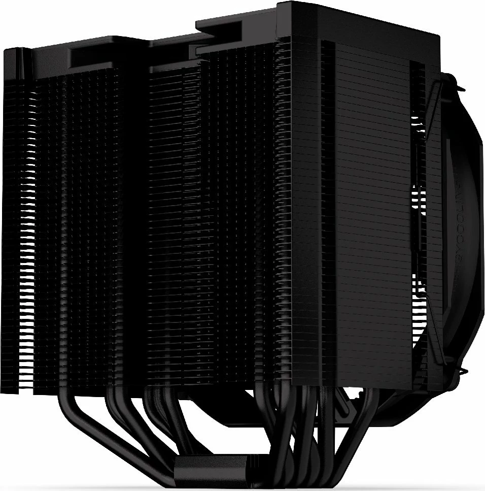 Ftohës CPU Endorfy Fortis 5 Black EY3A013, 140mm PWM, 220W TDP, 6 tuba nxehtësie, i zi