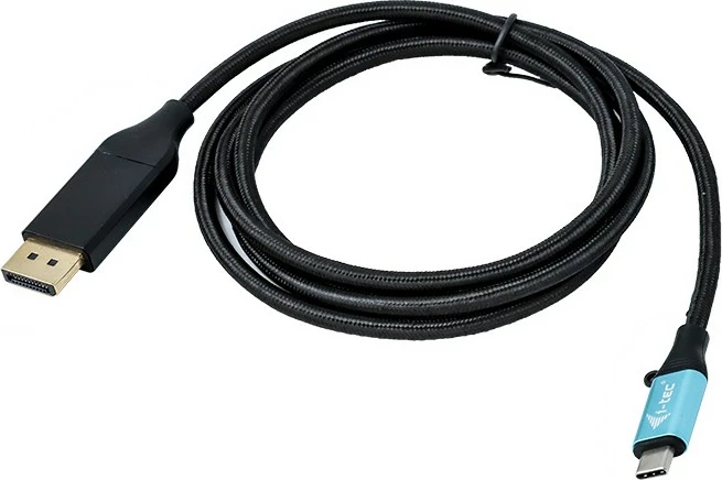 Kabllo adapter I-Tec USB-C në DisplayPort 1.5m, 4K, e zezë