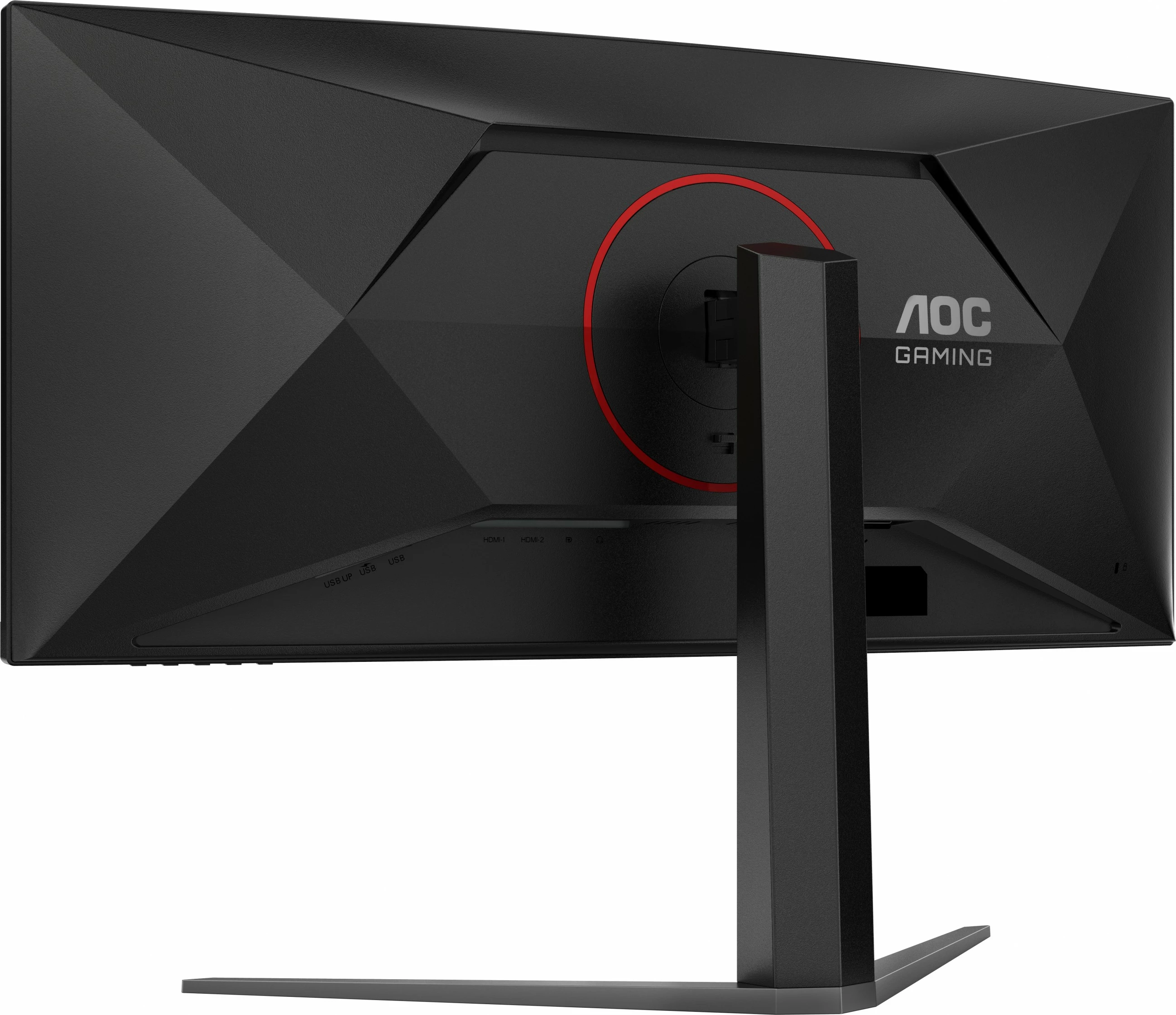 Monitor gaming AOC CU34G4Z, 34 inç, 3440x1440, 240Hz, USB Hub, e zezë/kuqe