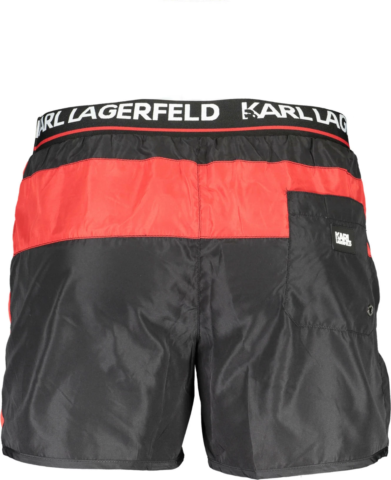 Bikine për meshkuj KARL LAGERFELD BEACHWEAR, të zeza