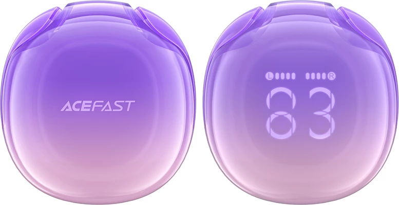 Kufje Acefast T9 wireless, Bluetooth 5.3, me ekran LED, vjollcë