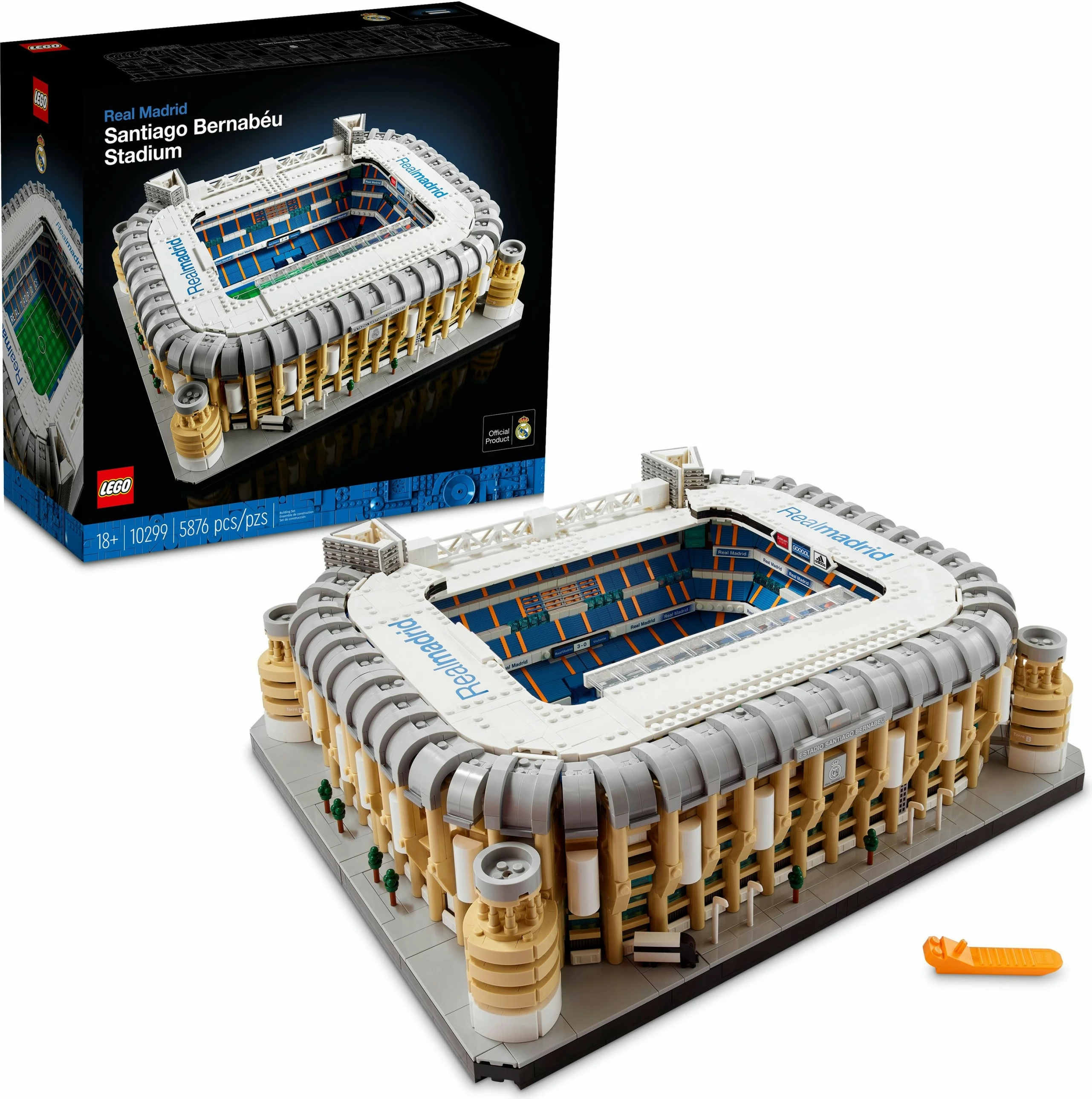Set ndërtimi LEGO Creator Expert Real Madrid – Santiago Bernabéu Stadium, 5876 copë, plastikë