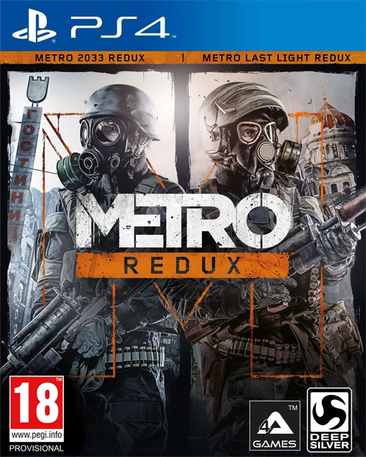 Lojë për PS4 Deep Silver Metro Redux, koleksion 2 lojëra remaster (Metro 2033 Redux + Metro: Last Light Redux), PEGI 18
