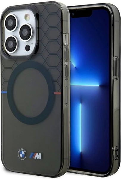 Mbështjellës BMW Pattern MagSafe për iPhone 13 Pro Max, Gri