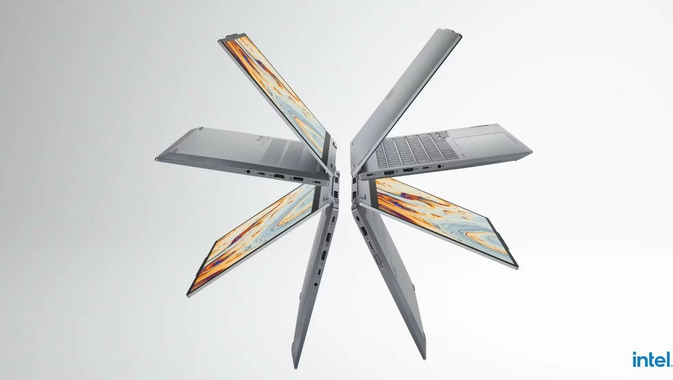 Laptop Lenovo ThinkBook 14 2-in-1 G5, Intel Core Ultra 5 225U, 16 GB RAM, 512 GB SSD, 14" Touch, Luna Grey