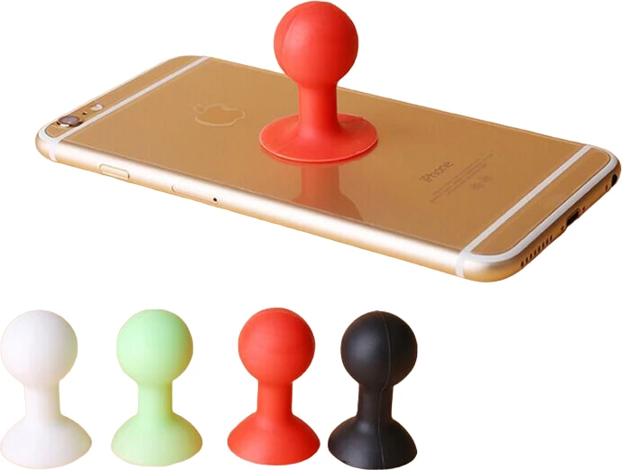 Mbajtëse telefoni Hurtel me kokë të rrumbullakët, silikon, e gjelbër