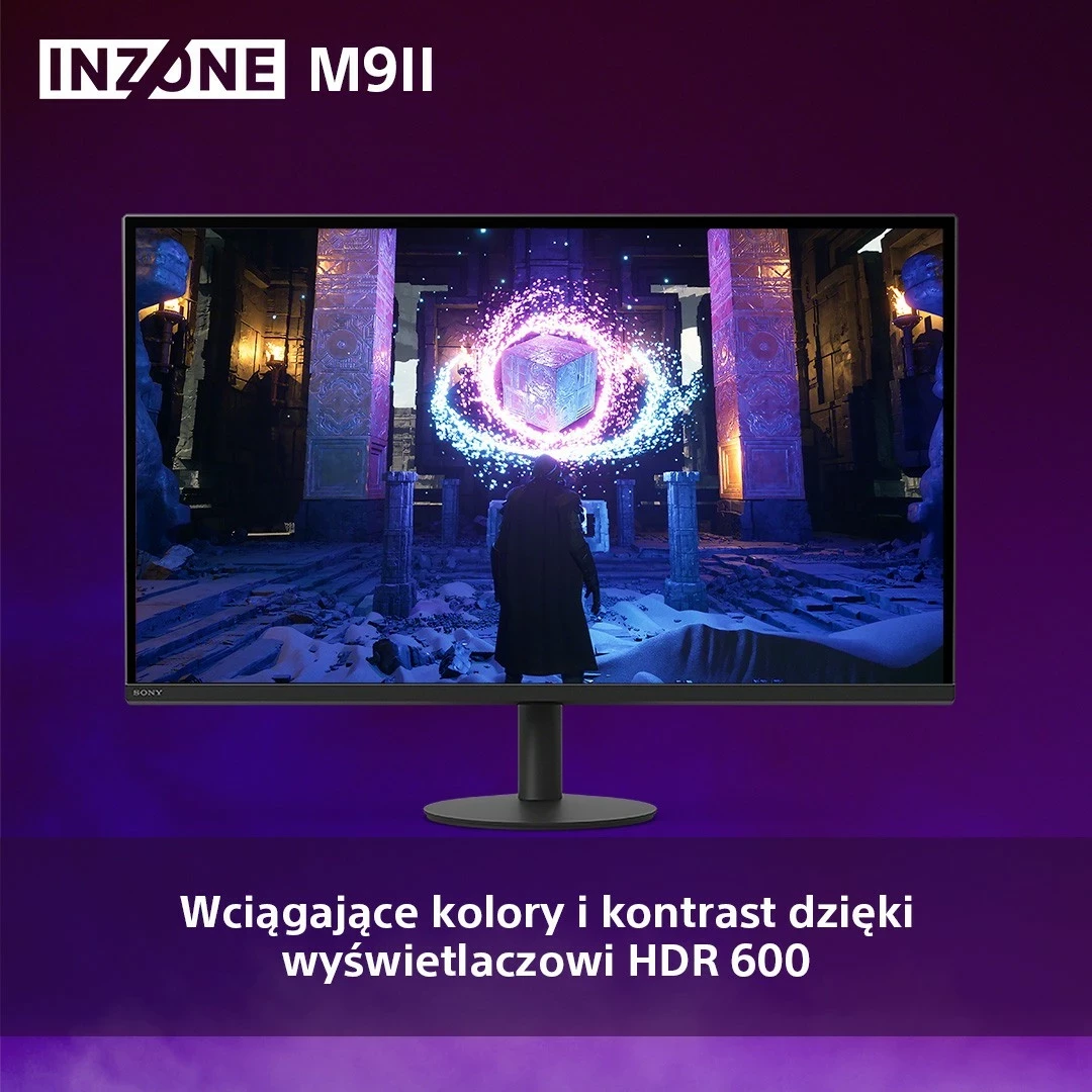 Monitor Sony INZONE M9II, 27", 4K, IPS, 160Hz, HDR, e zezë