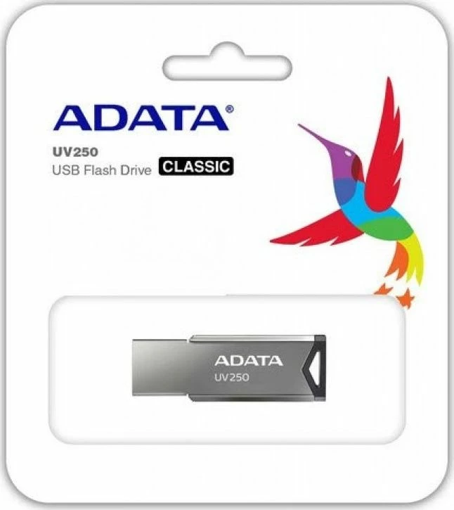 USB memorje ADATA UV250 64 GB, argjendtë