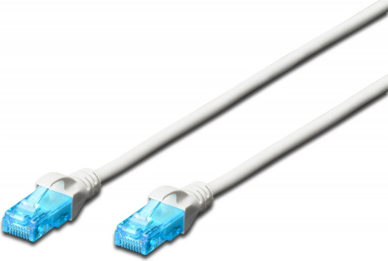 Kabllo rrjeti Digitus DK-1512-0025/WH, CAT 5e, RJ45 në RJ45, 0.25m, Bardhë