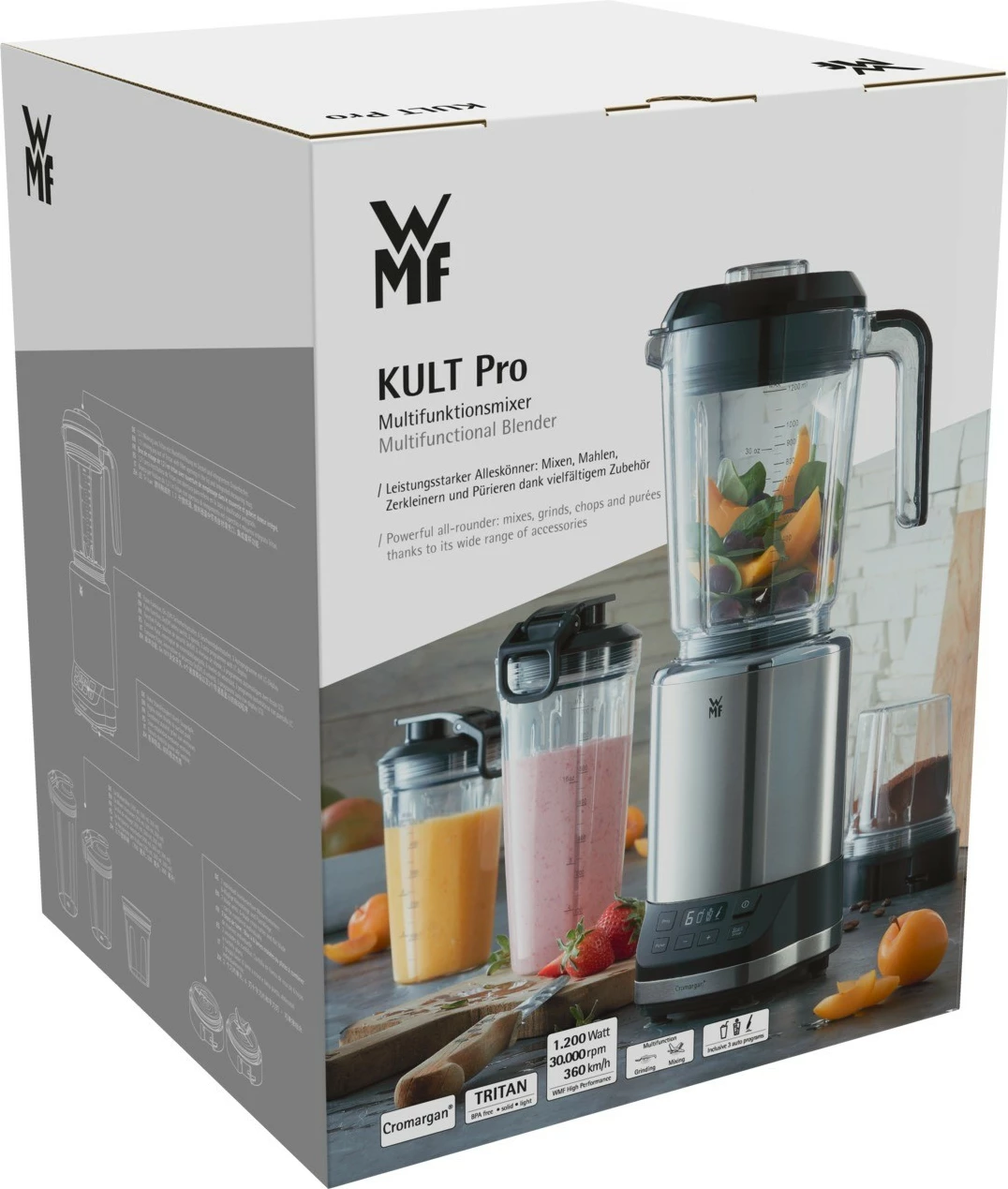 Blender WMF KULT Pro Multifunktionsmixer 1200W, 1.8L, inox