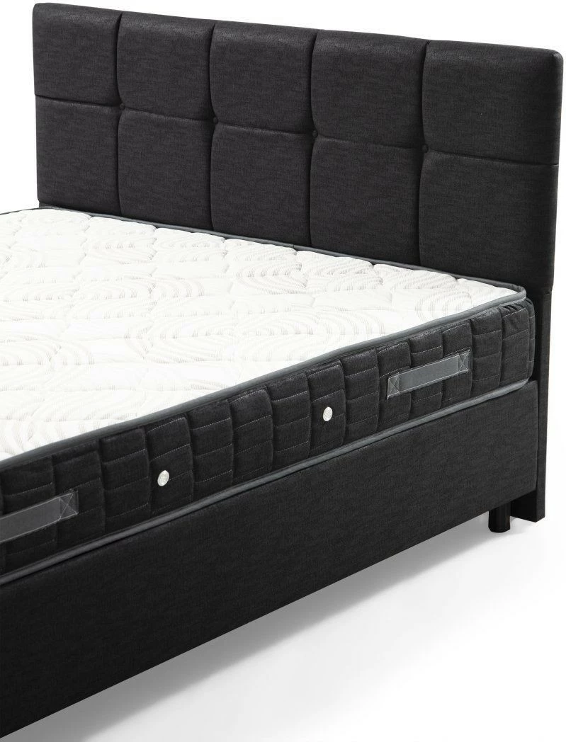 Set dysheku, baza dhe shtrati, ngjyrë antracit, Skye Decor, 90x190