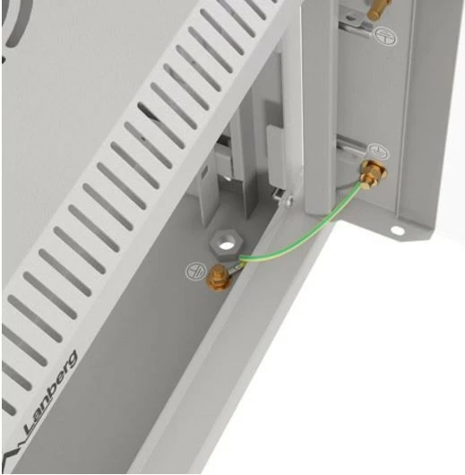 Kasë rrjeti Lanberg WF11-3306-10S, 6U, 10", xham, gri, montim në mur