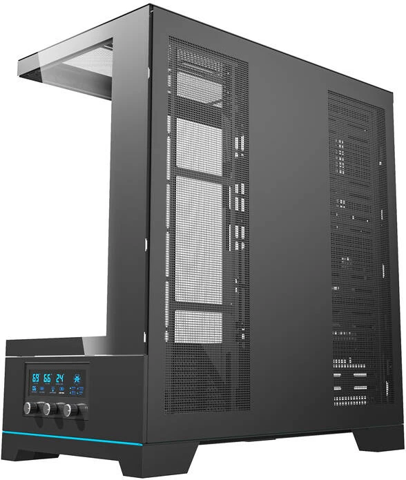 Kasë Darkflash DY451, Big Tower, pa ventilatorë, e zezë