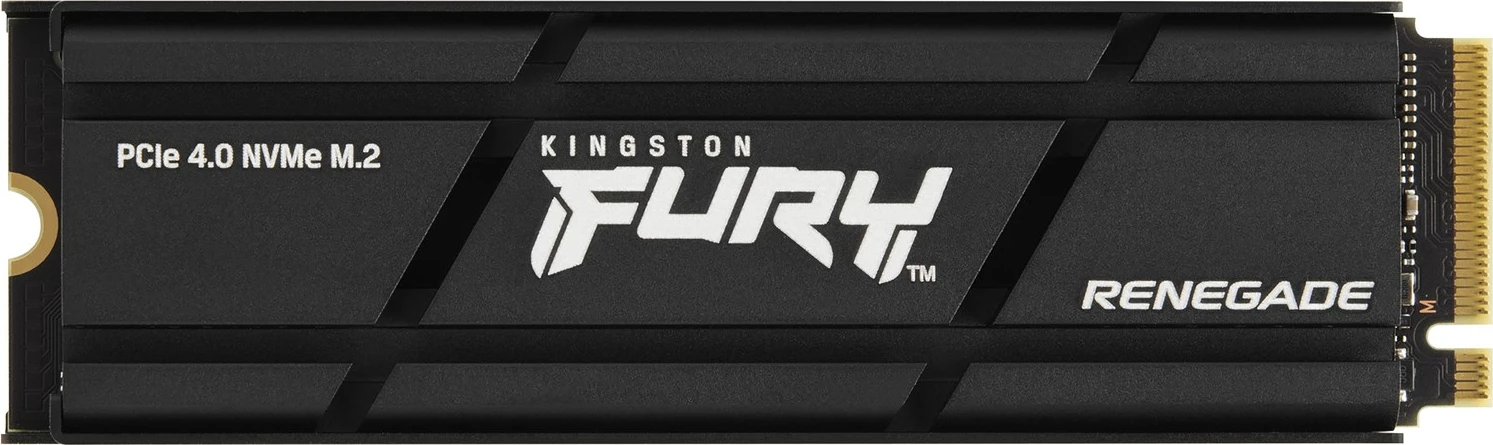 SSD Kingston FURY RENEGADE 1000GB, M.2, PCIe 4.0, me heatsink, i zi