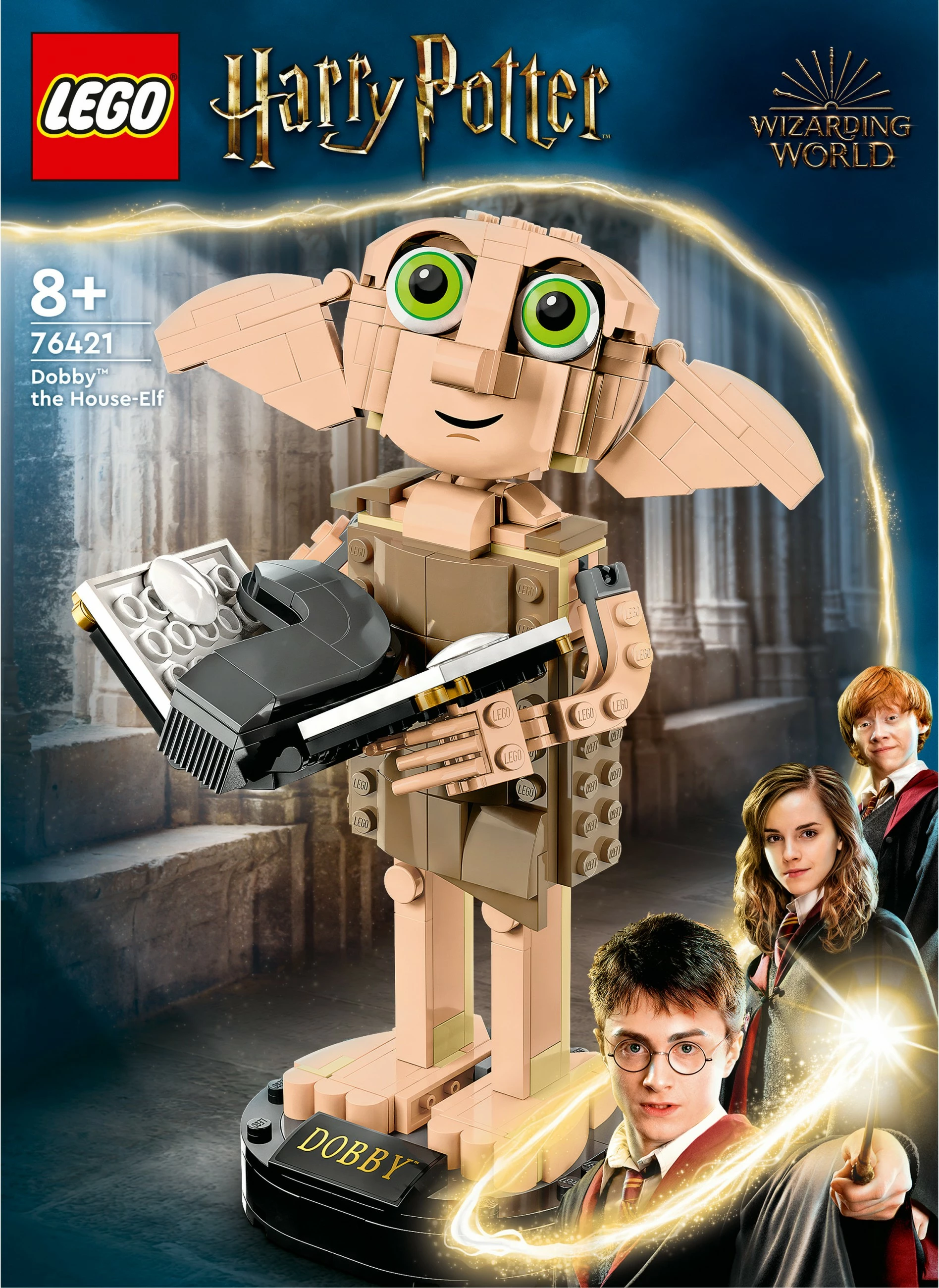 Set ndërtimi LEGO Harry Potter Dobby, 403 pjesë, shumëngjyrësh