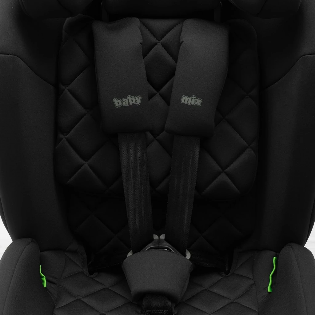 Ulëse makine për fëmijë, BABY MIX, Hero Pro Ultra i-Size, 76–150 cm, ISOFIX, e zezë