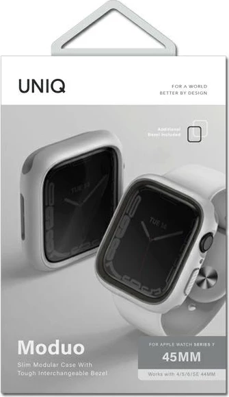Mbështjellës UNIQ Moduo për Apple Watch 4/5/6/7/8/SE/SE2 44/45mm, Gri