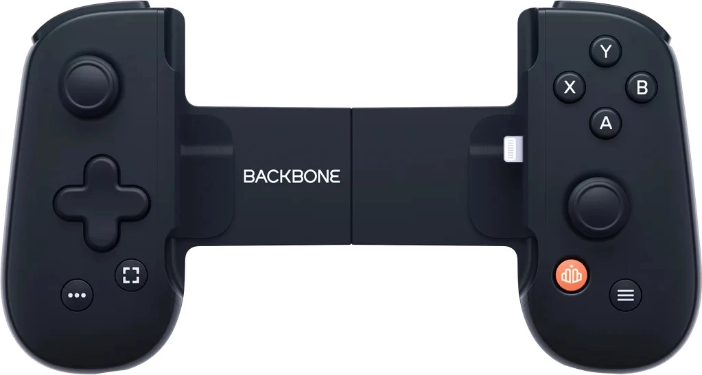 Kontroller gaming BACKBONE One për iPhone (Lightning), i zi