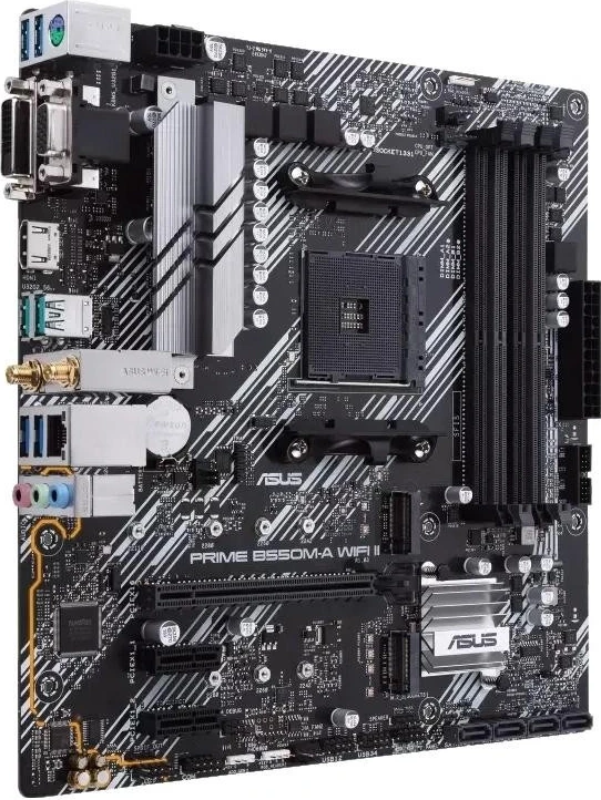 Pllakë amë Asus Prime B550M-A WIFI II, socket AM4