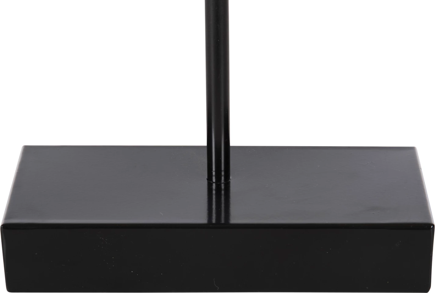 Dekor tavoline FH4224 fibra rafie në bazë druri natyrale-e zezë 18x9x43H cm
