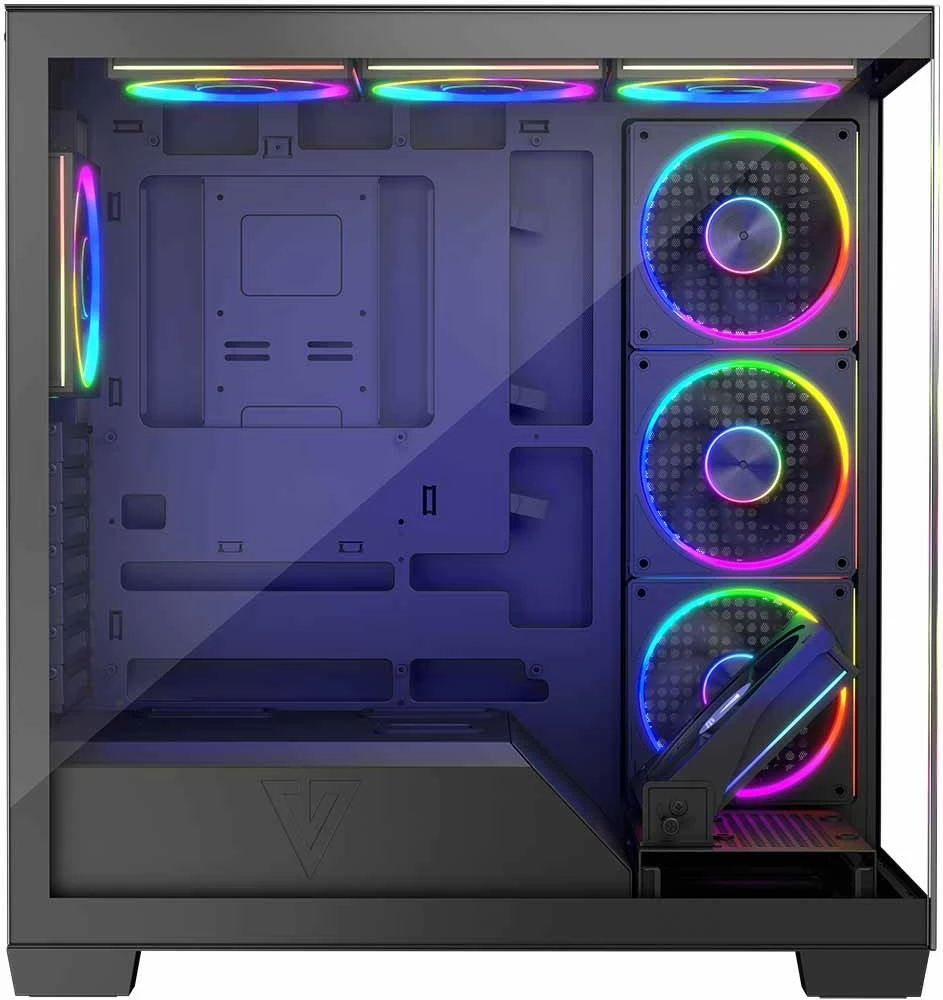 Kasë MODECOM STELLAR 8F ARGB, Midi Tower, e zezë