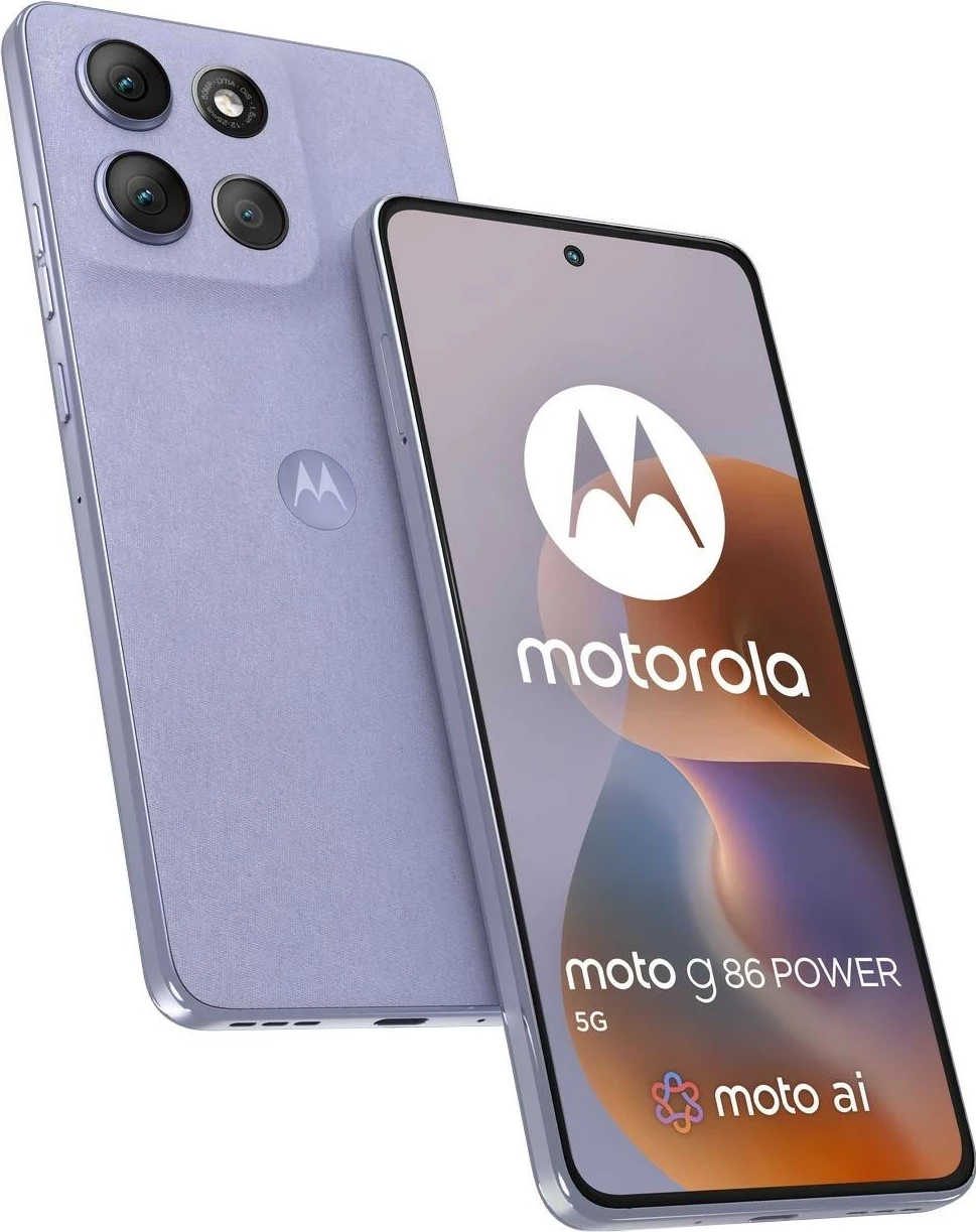 Celular Motorola Moto G86 5G 12/256GB Cosmic Sky (Lilac Blue)
