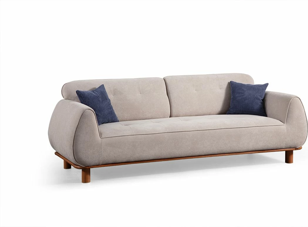 Divan treshe Atelier del Sofa, Drop, i bardhë