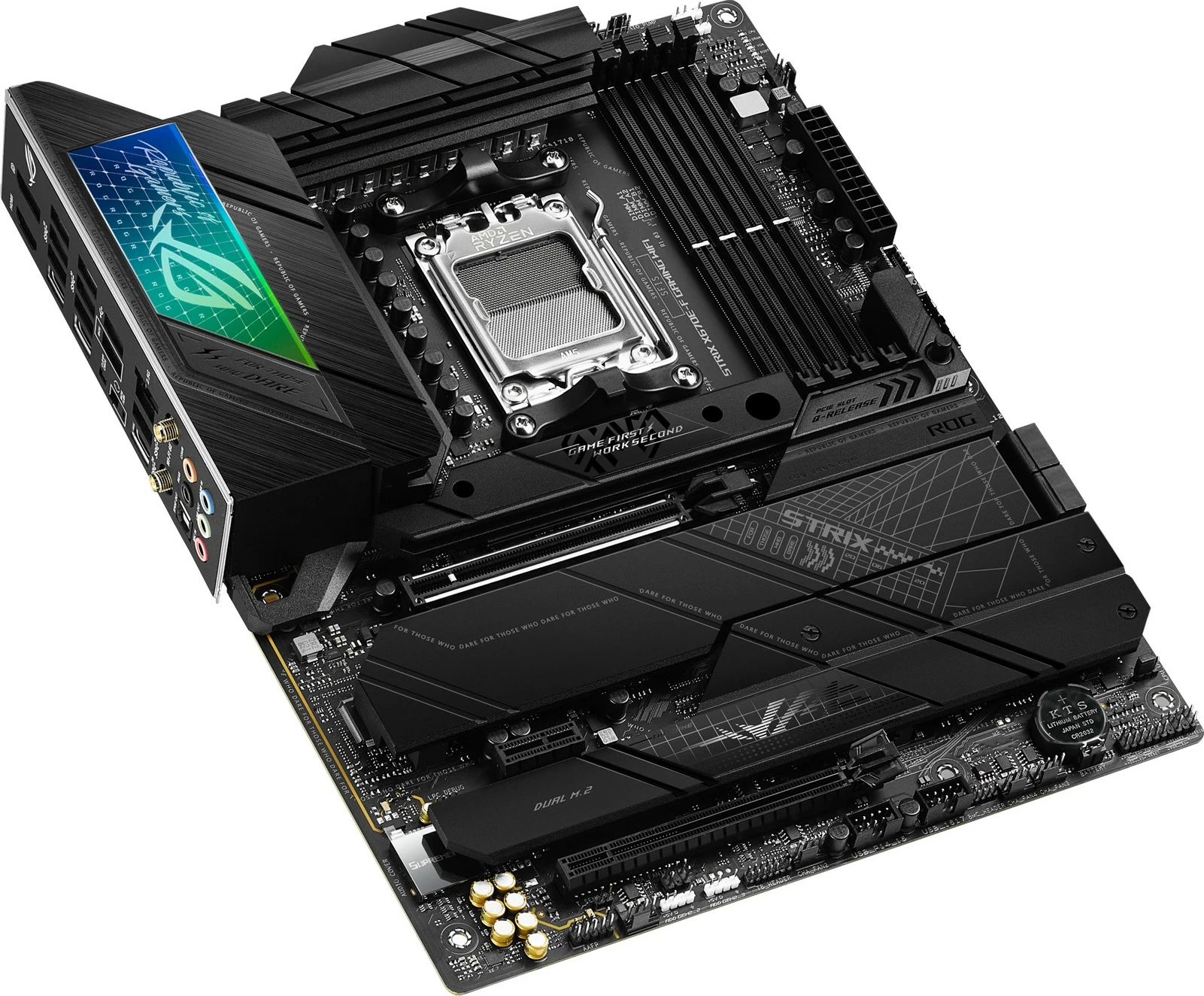 Pllakë amë ASUS ROG STRIX X670E-F GAMING WIFI, Socket AM5, AMD Ryzen™ 7, DDR5-SDRAM, 128 GB, DIMM