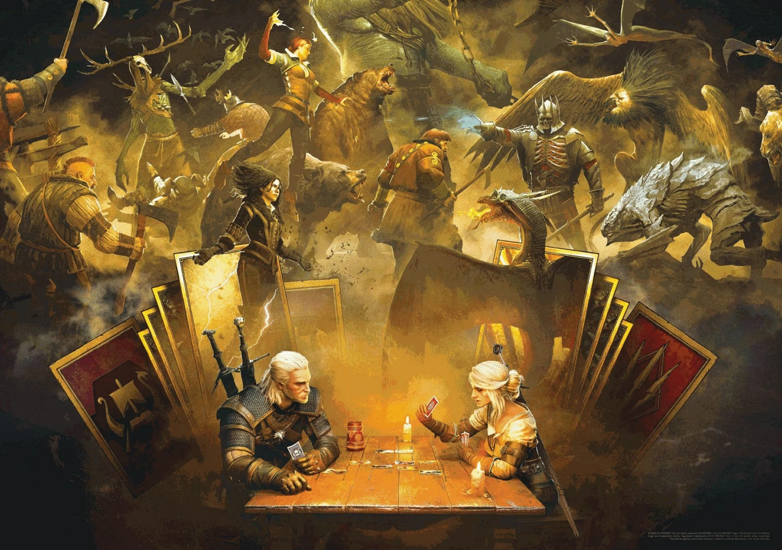 Puzzle Cenega Publishing Good Loot Gaming - The Witcher: Playing Gwent 1000 copë