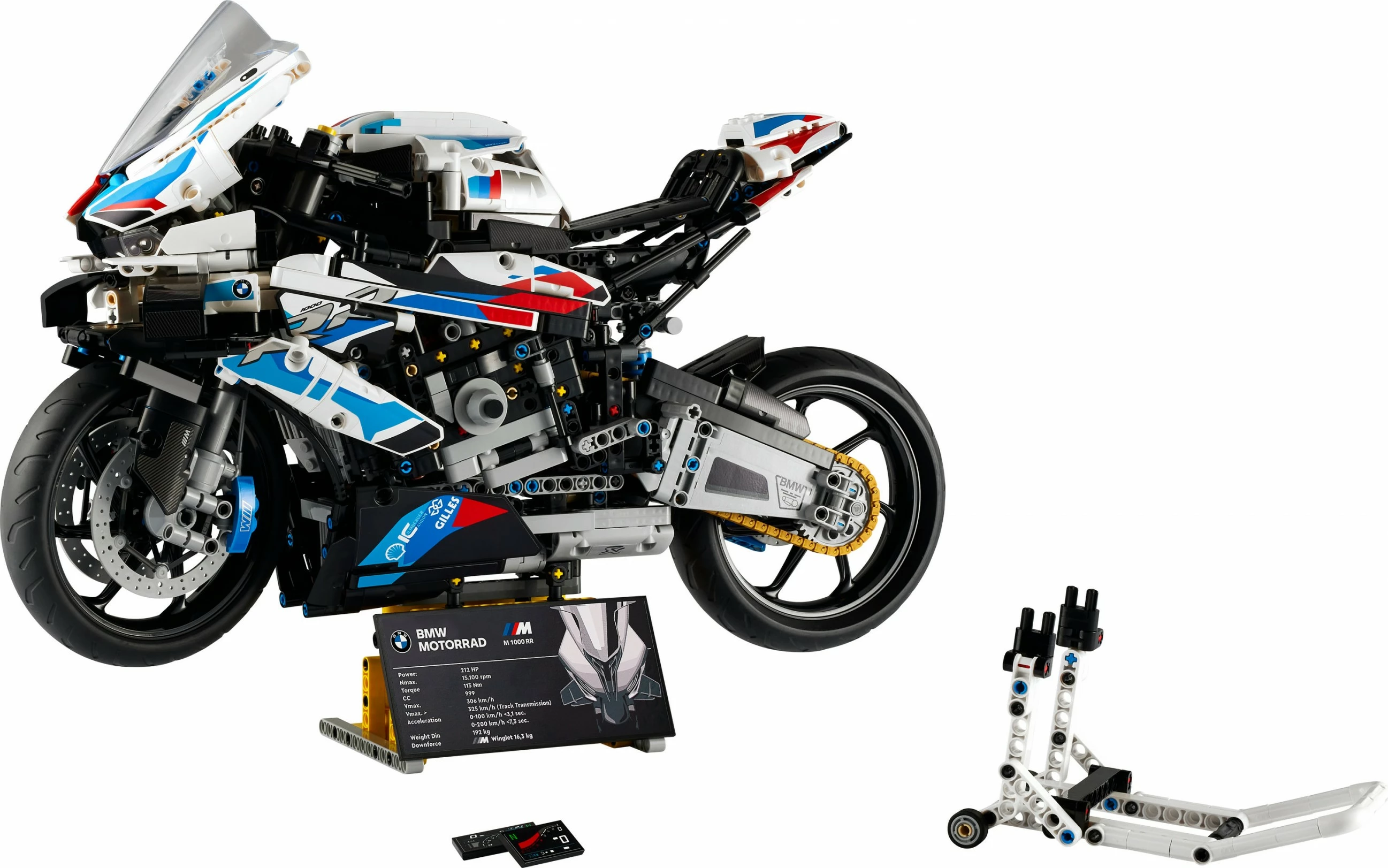 Set ndërtimi LEGO Technic BMW M 1000 RR, 1921 pjesë, shumëngjyrësh