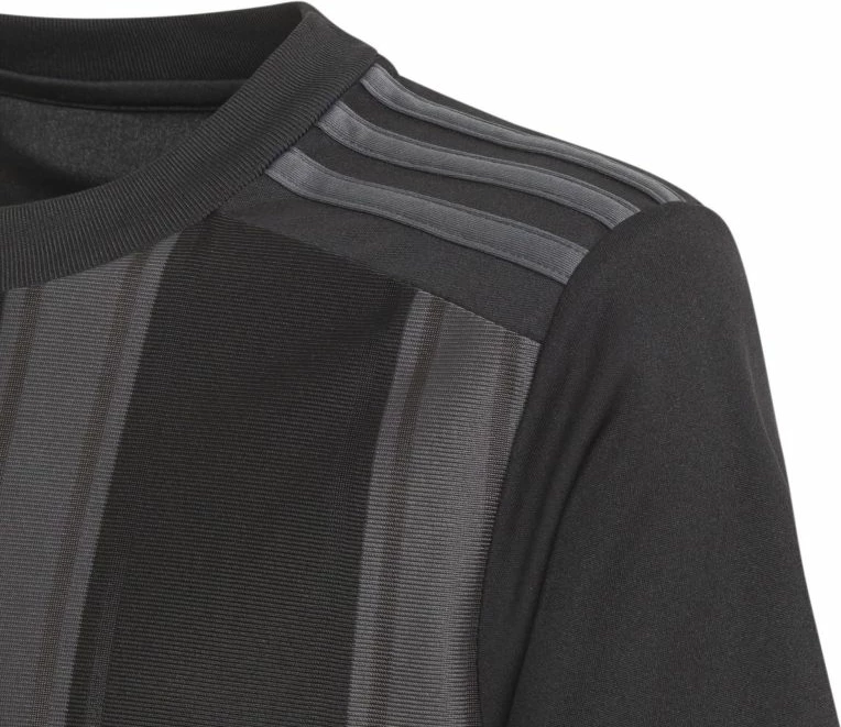 Fanellë adidas për fëmijë, e zezë dhe gri