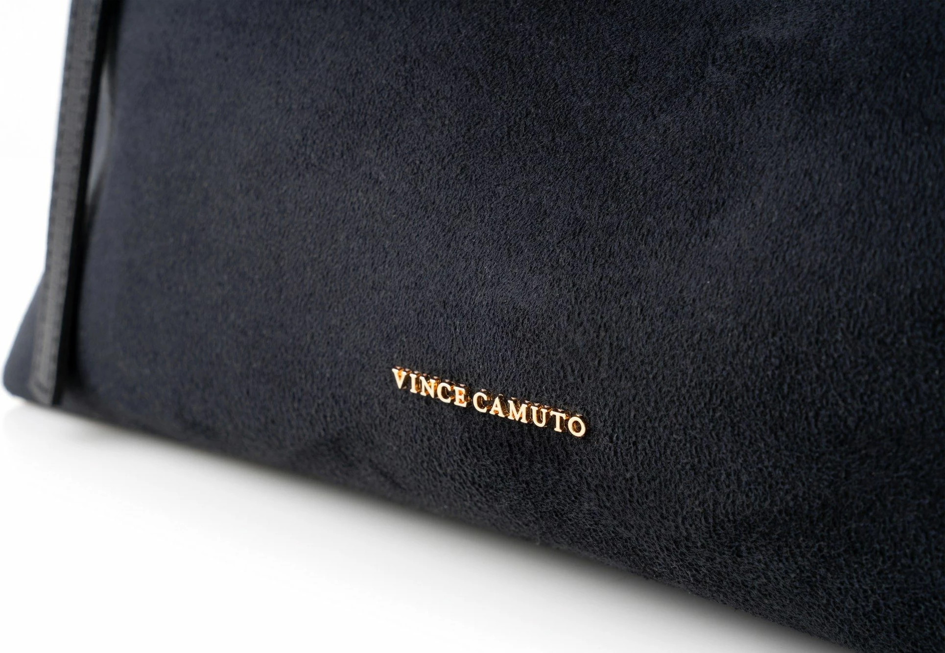 Çantë tote Vince Camuto, Cremona, lëkurë e zezë suede
