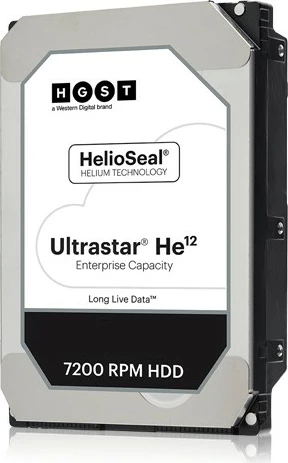 Hard disk Western Digital Ultrastar He12, 12 TB, 7200 RPM, 256 MB, 3.5", Serial ATA III