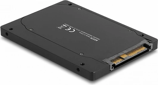 Adapter SSD DeLOCK 2.5″ U.2 SFF-8639 në M.2 NVMe Key M, 7 mm, e zezë